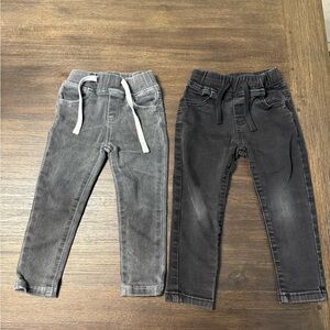 Little Bipsy Gray and Black Jeans